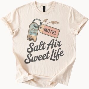 Salt Air Sweet Life Retro Motel Graphic Tee Vintage Travel Vibes